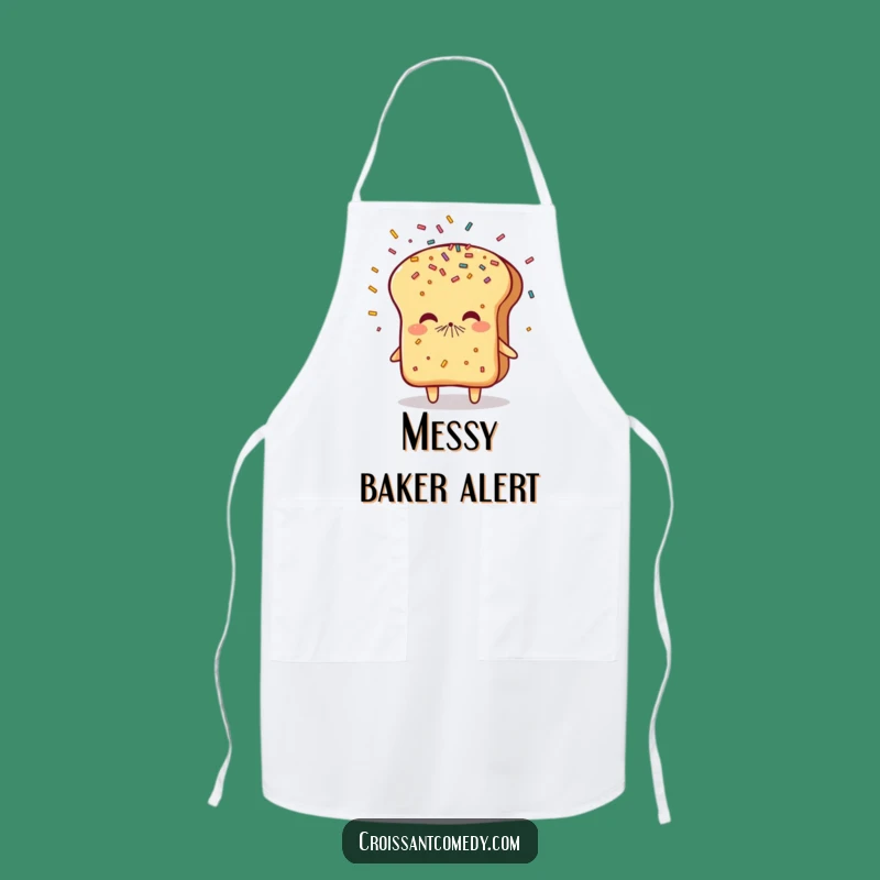 Funny Sneezing Bread Apron: Cook Up Sprinkle Fun