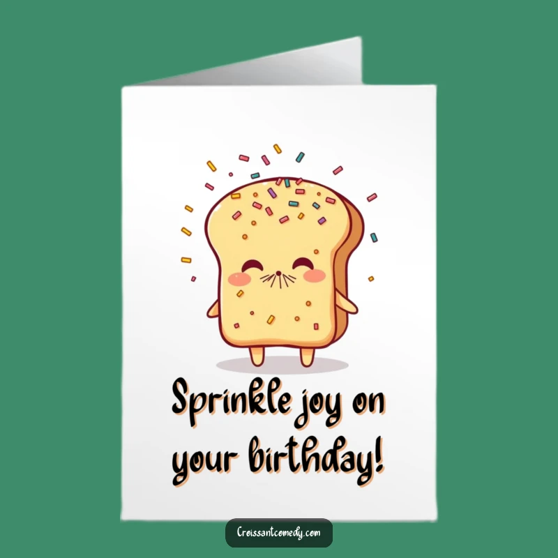 Free Printable Birthday Card: Sprinkle Sneeze Bread for a Fun Downloadable Gift