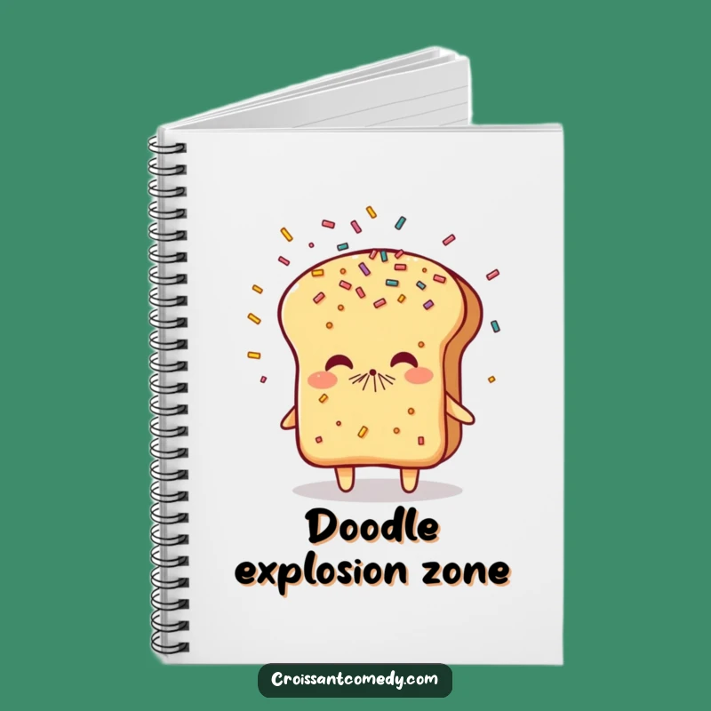 Funny Sneezing Bread Notebook: Jot Down Sprinkle Ideas